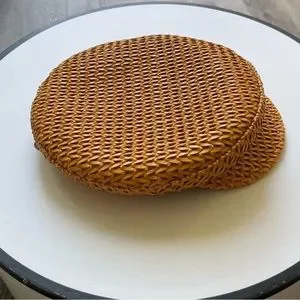Lack of Color - Mesa Brown Woven Leather Cap Lack Of Color | Accessories | Lack Of Color Mesa Brown Woven  main image 2